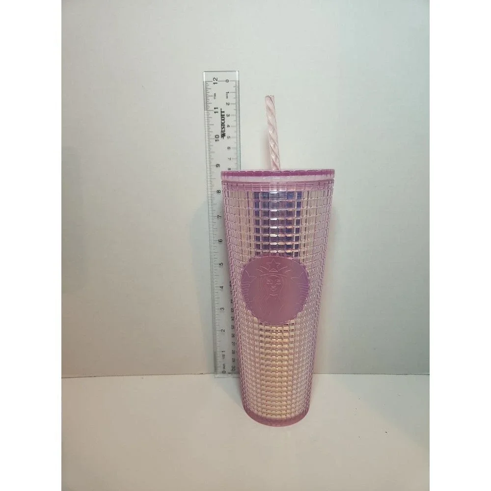 Limited Edition Starbucks 24oz Pink Disco Tumbler SKU# 011119474  NEW